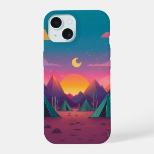 Cute cartoon printed iPhone case wall paper