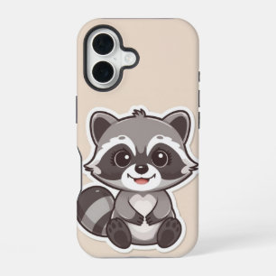 Cute Cartoon Raccoon Phone Case
