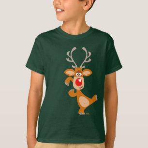 Cute Cartoon Reindeer Children's T-Shirt