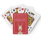 Cute Cartoon Reindeer - Merry Christmas Greeting