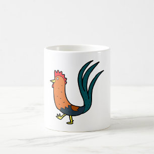 Cute Cartoon Rooster Coffee Mug