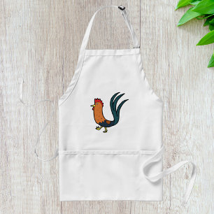 Cute Cartoon Rooster Standard Apron