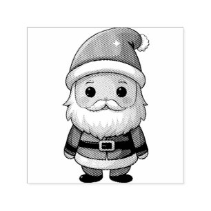 Cute Cartoon Santa Claus Illustration Self-inking Stamp