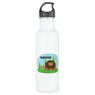 Cute Cartoon Sasquatch 710 Ml Water Bottle