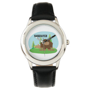 Cute Cartoon Sasquatch Watch