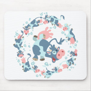 Cute Cartoon Sea Cows mousemat Mouse Pad