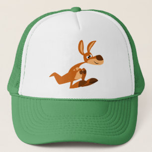Cute Cartoon Silly Kangaroo Hat