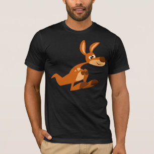 Cute Cartoon Silly Kangaroo T-Shirt