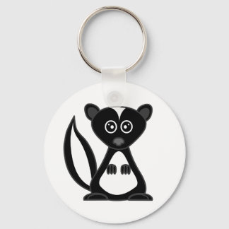 Cute Cartoon Skunk Keychain