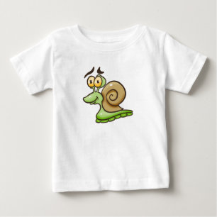 Cute Cartoon Snail Baby T-Shirt