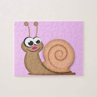 Cute Cartoon Snail Jigsaw Puzzle