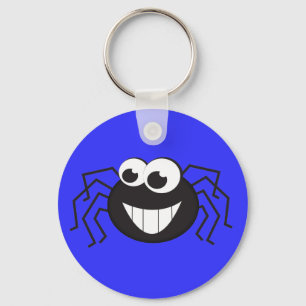 Cute Cartoon Spider Keychain