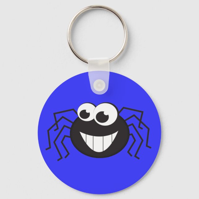 Cute Cartoon Spider Keychain (Front)