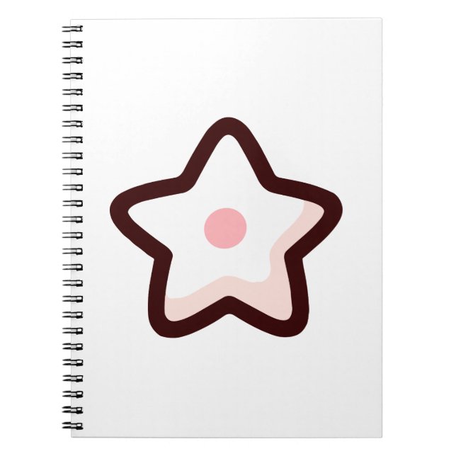 Cute Cartoon Star  Notebook (Front)