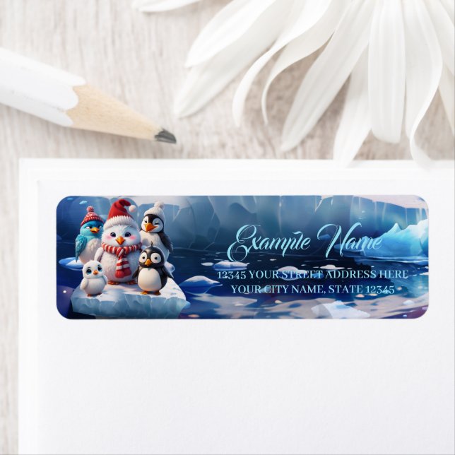 Cute cartoon style penguinsfriends (Insitu)