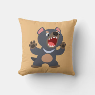 Cute Cartoon Tasmanian Devil Pillow
