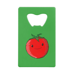 Cute Cartoon Tomato Credit Card Bottle Opener