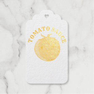 Cute Cartoon Tomato Gift Tags