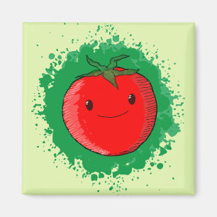 Cute Cartoon Tomato Magnet