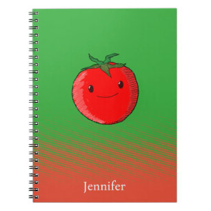 Cute Cartoon Tomato Notebook
