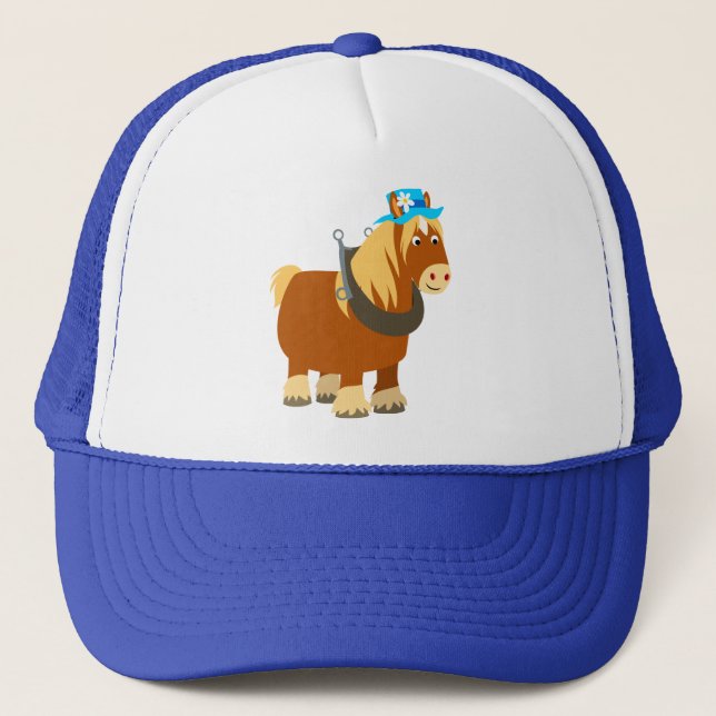 Cute Cartoon Trait Breton Horse Hat (Front)