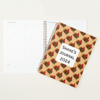Cute Cartoon Turkey | Personalize Planner