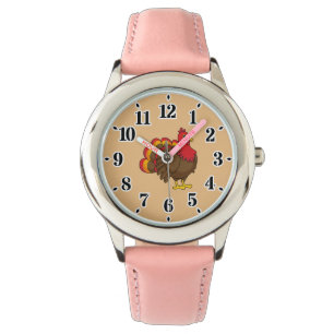 Cute Cartoon Turkey Watch