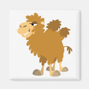 Cute Cartoon Two-Humped Camel Magnet