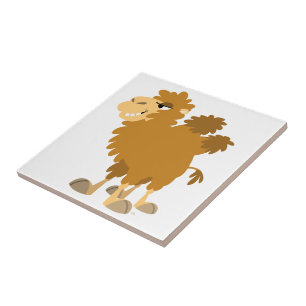 Cute Cartoon Two-Humped Camel Tile
