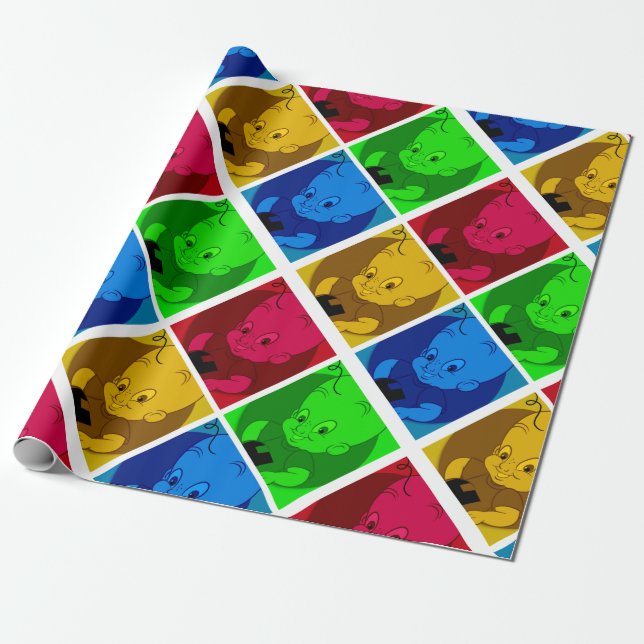 cute cartoon wrapping paper (Unrolled)