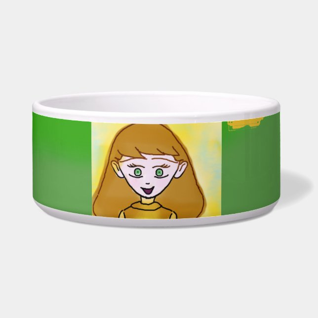 Cute Cartoon Yellow Squares Green  (Front)