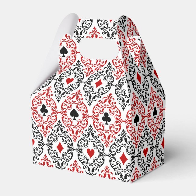 cute casino or poker party favor box (Front Side)