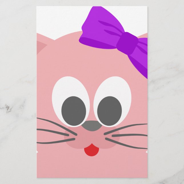 Cute Cat 3 Stationery (Front)