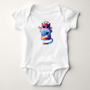 Cute Cat   Adorable Feline Charm for Cat Lovers Baby Bodysuit