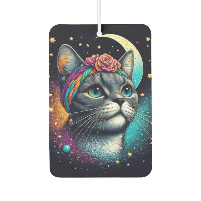 Cute cat air freshener! freshener (Front)