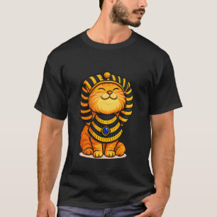 Cute Cat Ancient Egyptian Gods Pharaoh Funny Egypt T-Shirt