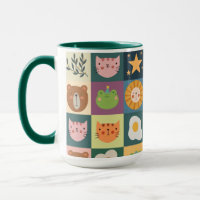 Cute Cat Animals Patcwork