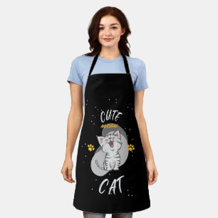 cute cat apron