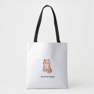 Cute Cat Art Tote Bag – Eco Friendly Bag
