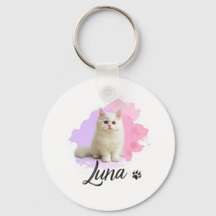 Cute Cat Artwork Kaychain – Luna Keychain