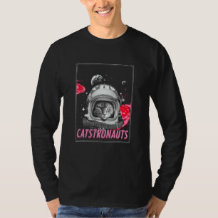 Cute Cat Astronaut Feline Space Pet Owner Science T-Shirt