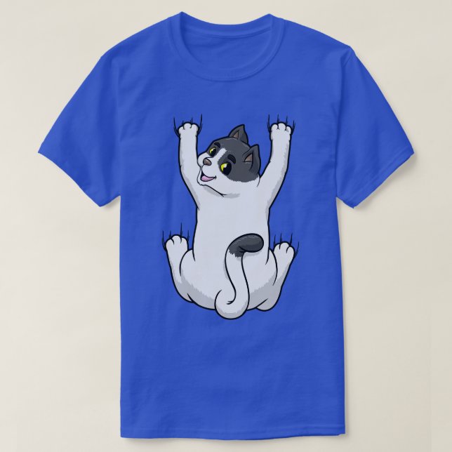 Cute cat at the hug T-Shirt (Design Front)