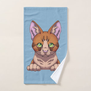 Cute Cat Bath Towel Set