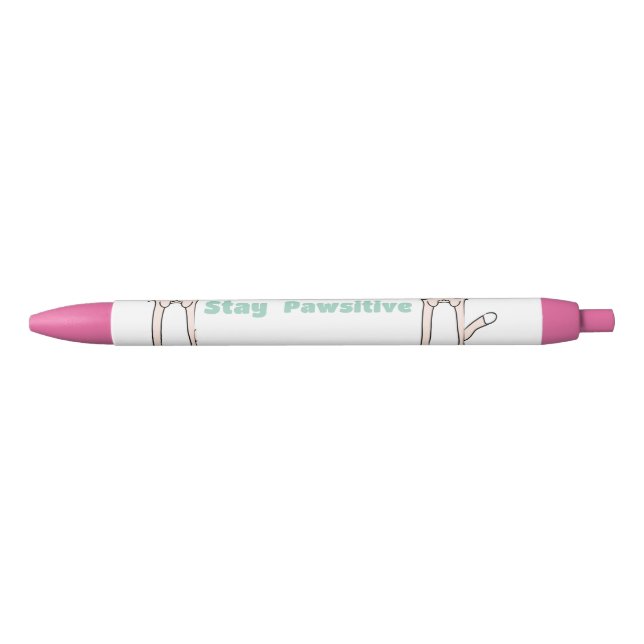 Cute cat black ink pen (Front)