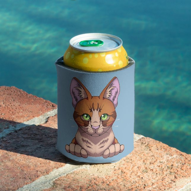 Cute Cat Can Cooler (In Situ Pool)