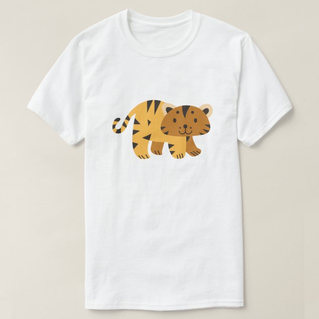 Cute cat character  T-Shirt (Design Front)
