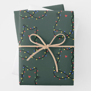 Cute Cat Christmas Cat Mom Funny Xmas Cat Lover Wrapping Paper Sheet