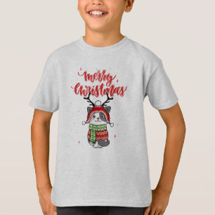 Cute Cat Christmas Stocking stuffers Galore T-Shirt