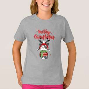 Cute Cat Christmas Stocking stuffers Galore T-Shirt