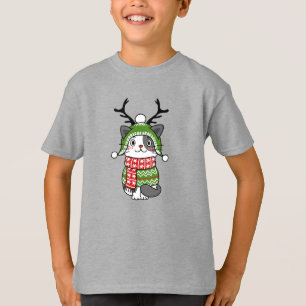 Cute Cat Christmas Stocking stuffers Galore T-Shirt